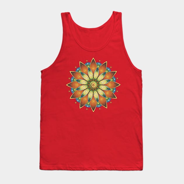 Spiral mandala Tank Top by HagalArt